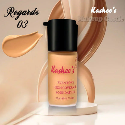 kashee's Liquid Foundation Eventone High Coverage 24 Hours Water Proof